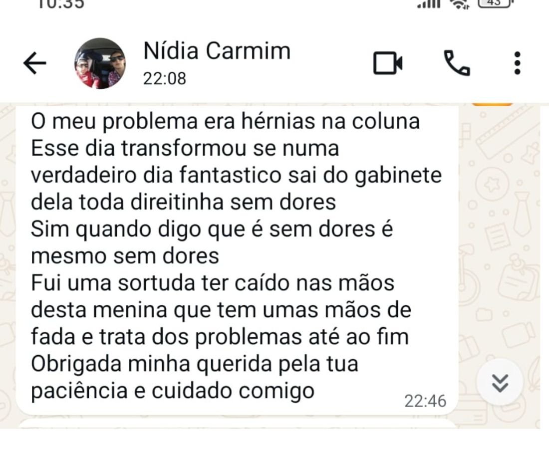 Testemunho de cliente Escolhe Saúde
