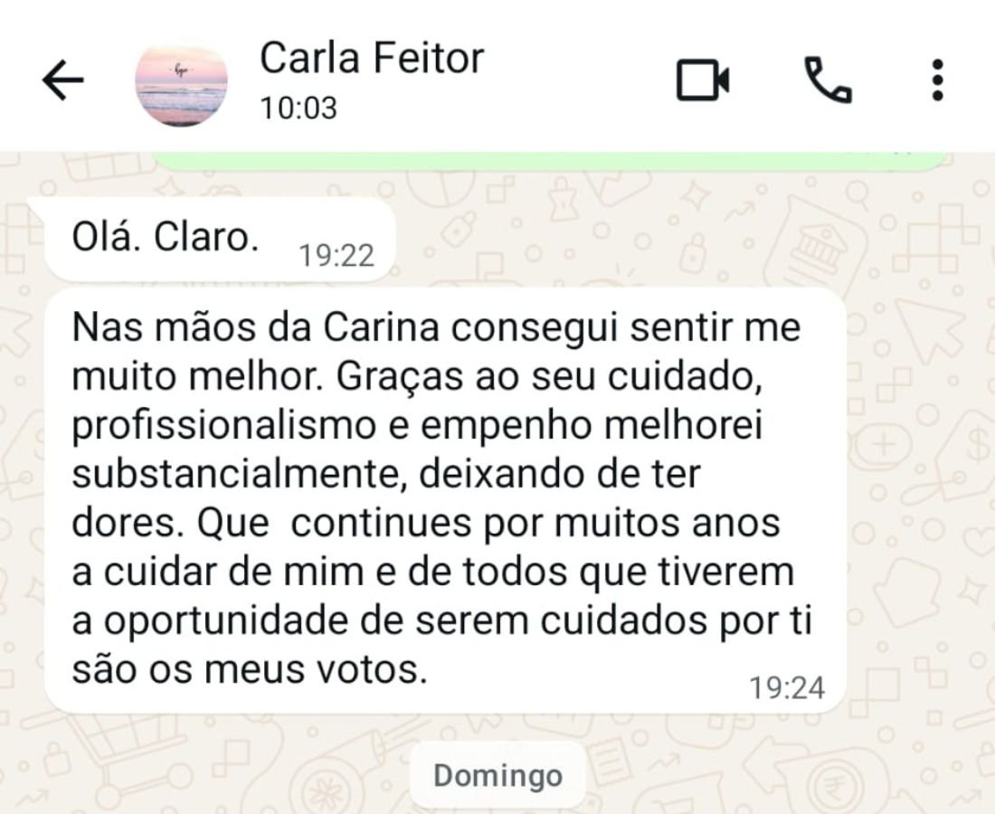 Testemunho de cliente Escolhe Saúde